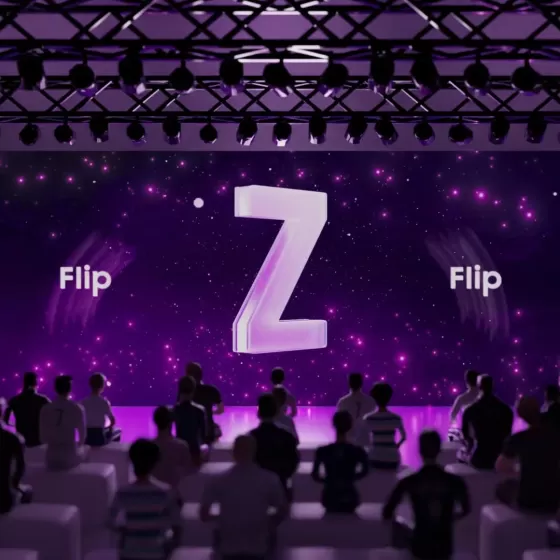 《Galaxy Z Fold》開幕式舞台視覺